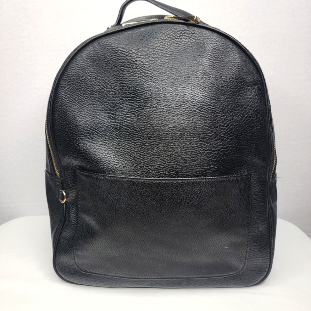 Aldo Glentanna Black Fauxโ Leather Women's Backpack. P181